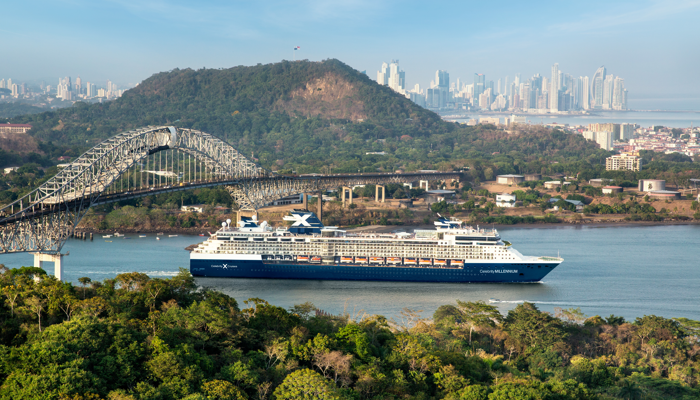 Canal do Panamá, Celebrity Cruises